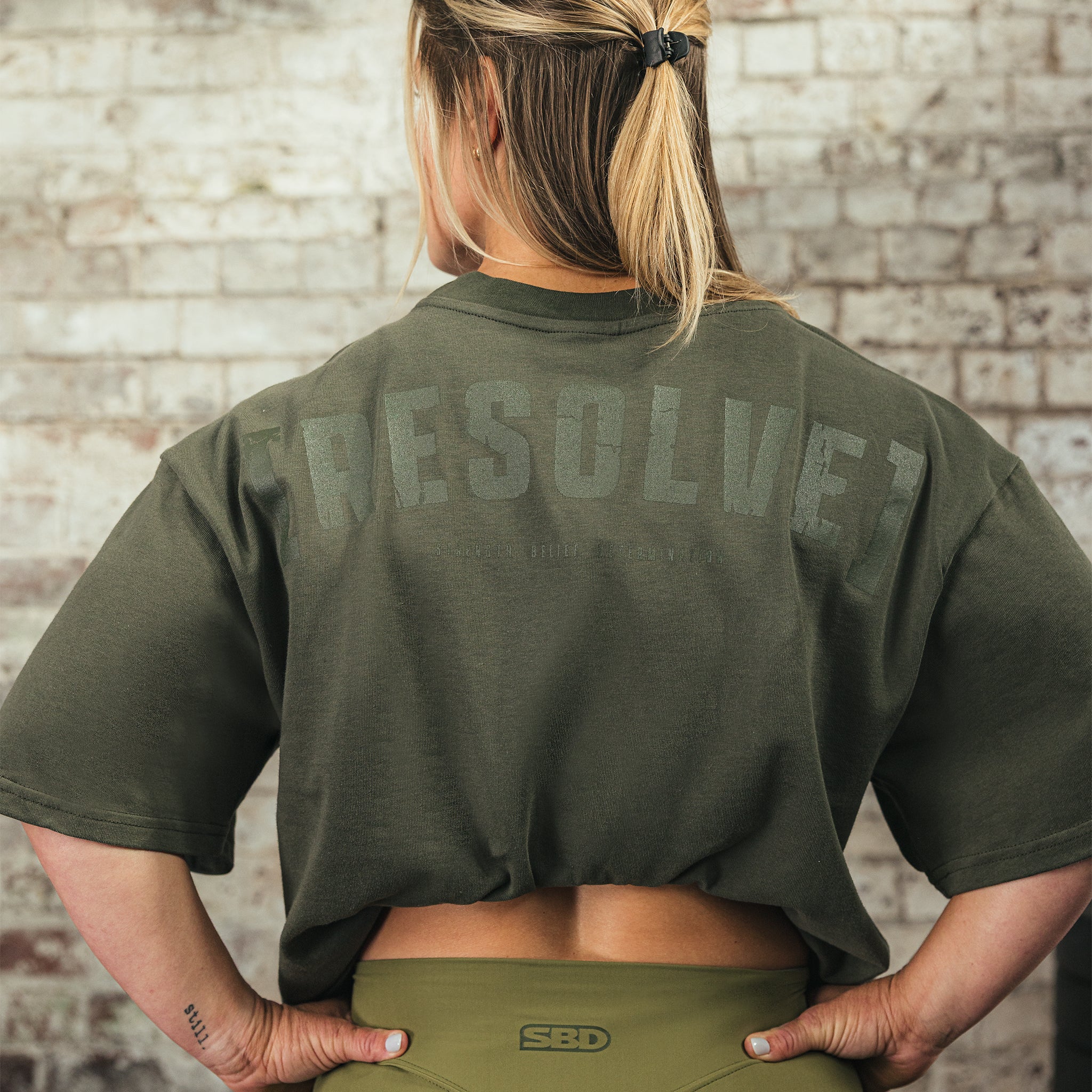 SBD Oversized T-Shirt Khaki (Limitierte Resolve Edition) - Image 6